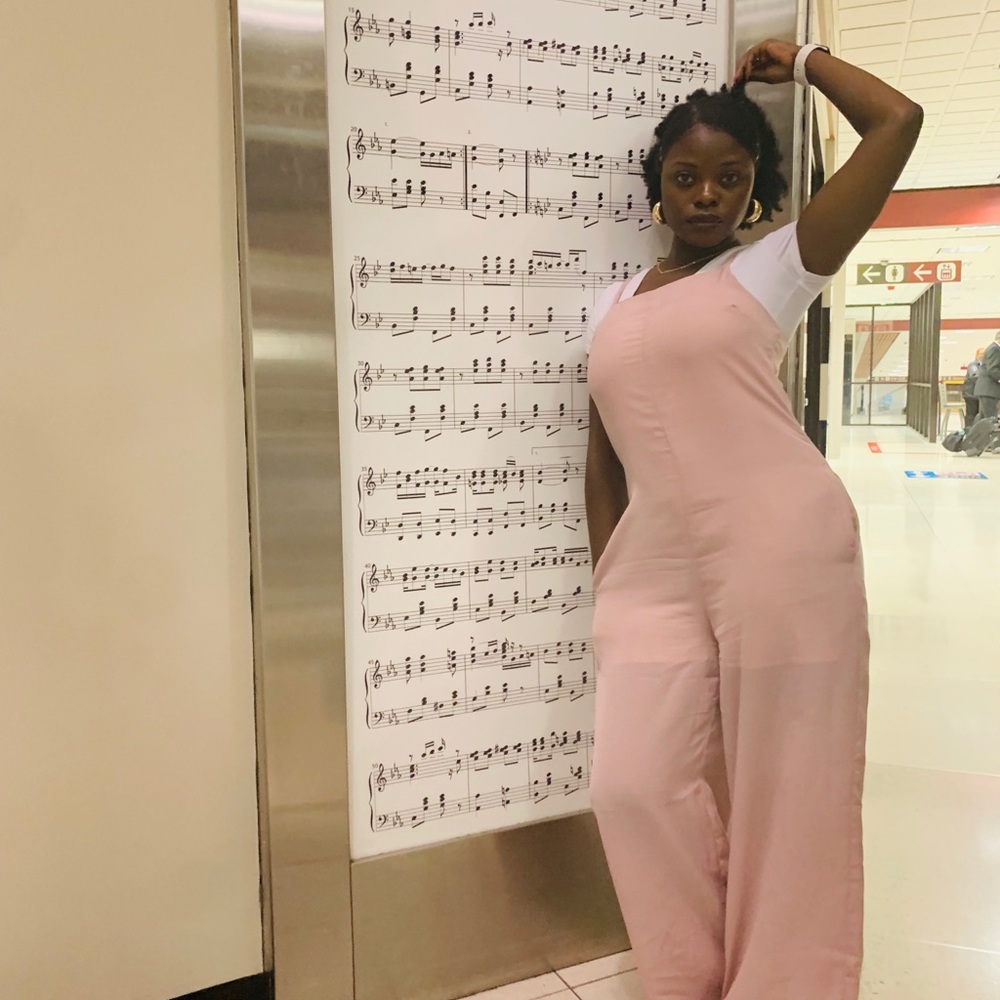 Rose pink jumper (pockets)